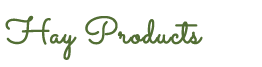 page title: Hay Products